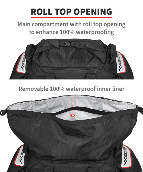 Viaterra Claw Mini 48L Waterproof Tail Bag - Orange