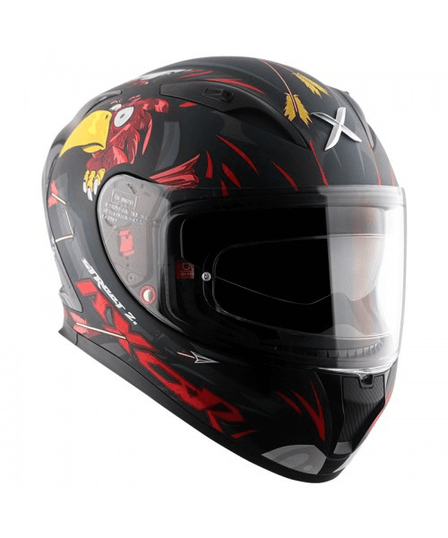 Axor Street Zazu Helmet - Dull Black Red