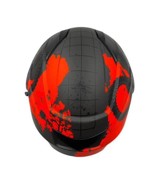 LS2 FF320 Stream Evo Viator D Ring Helmet - Matt Black 7C Red