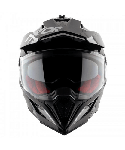 Axor X-Cross Dual Visor Sc Helmet - Black Red