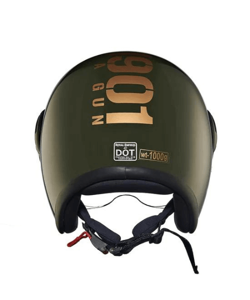Royal Enfield Jet Open Face MLG Helmet - Green