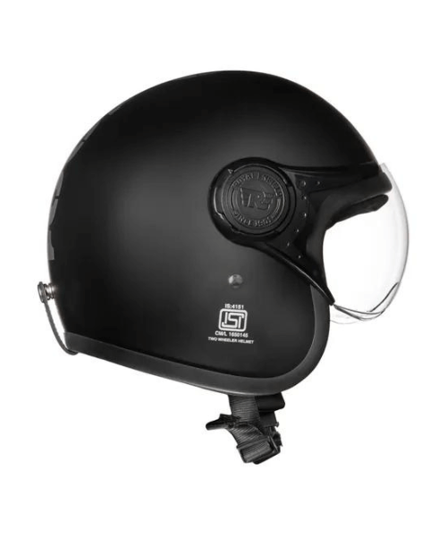 Royal Enfield Jet Open Face MLG Helmet - Matt Black
