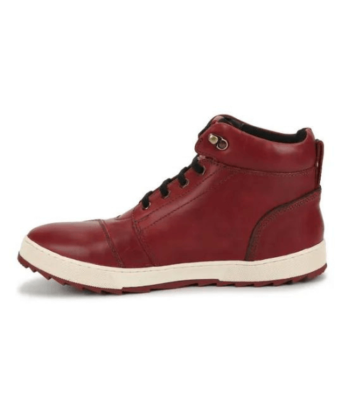 Royal Enfield Scud Riding Boots - Red