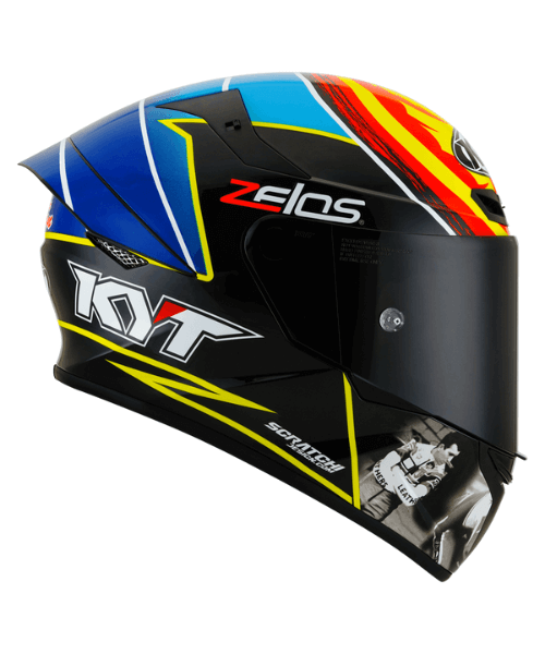 KYT TT-Course Xavier Simeon Endurance Champion Replica Helmet - Blue Black