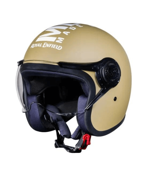 Royal Enfield Jet Open Face MLG Helmet - Matt Desert Storm