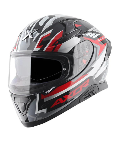 Axor Apex Streak Helmet - Gloss Black Red