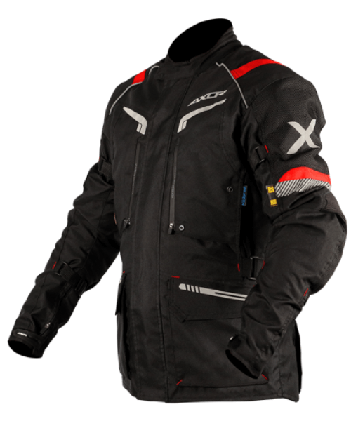 Axor Valour Riding Jacket - Black Red