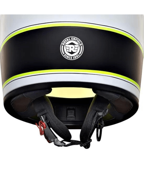 Royal Enfield Drifter V2 Helmet Centre Stripe - Matt Black