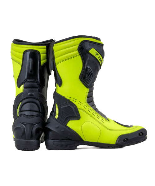 Tarmac Speed Riding Boots - Black Fluorescent