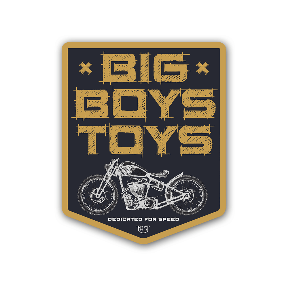 Big Boys Toys Sticker