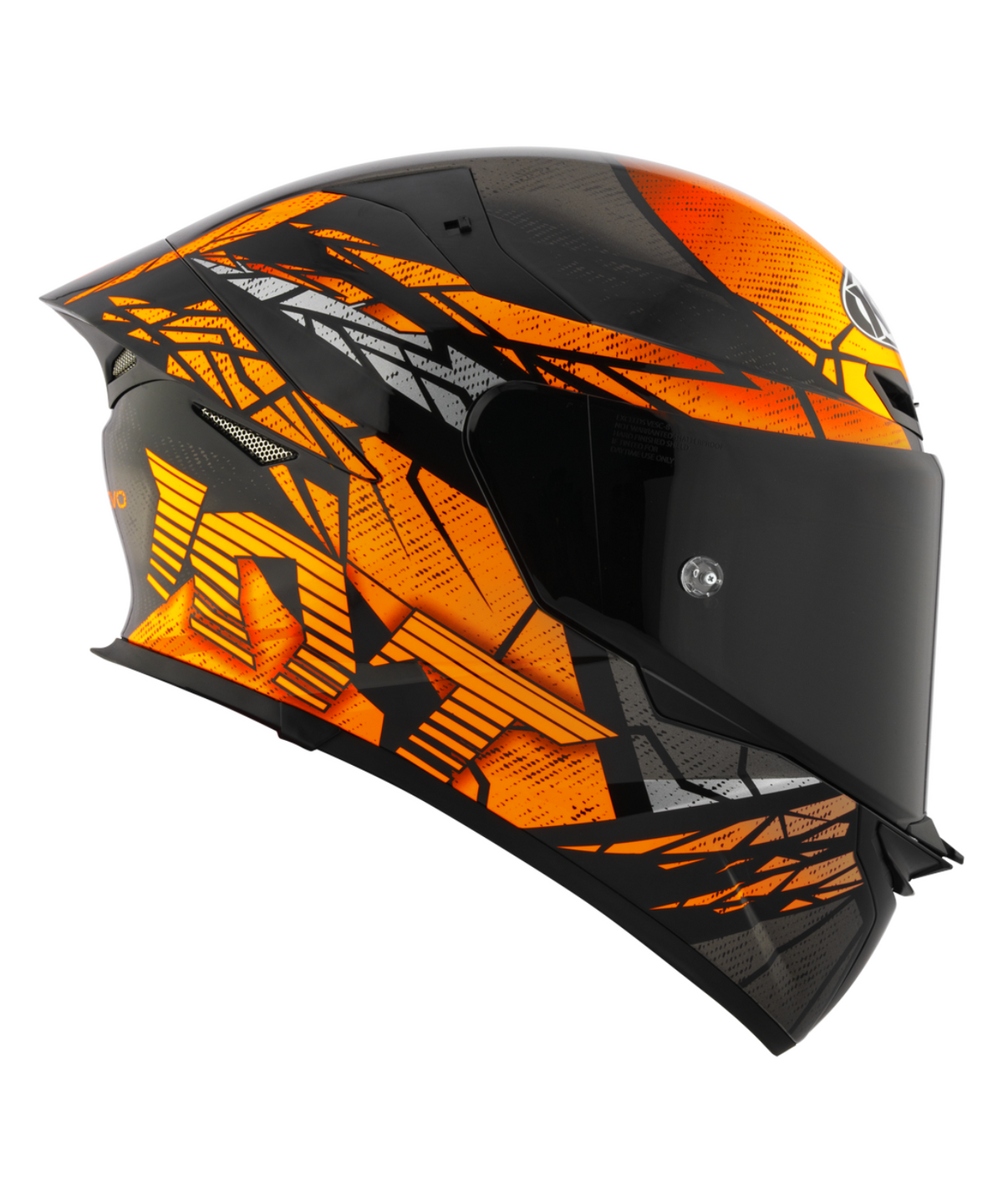 KYT TT-Revo Combustion Helmet - Matt Orange - KYT Helmets