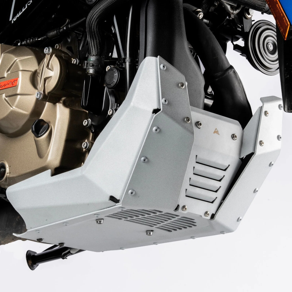 Auto Engina TVS Apache RTX 300 Bash Plate - Miraj Silver - Auto Engina
