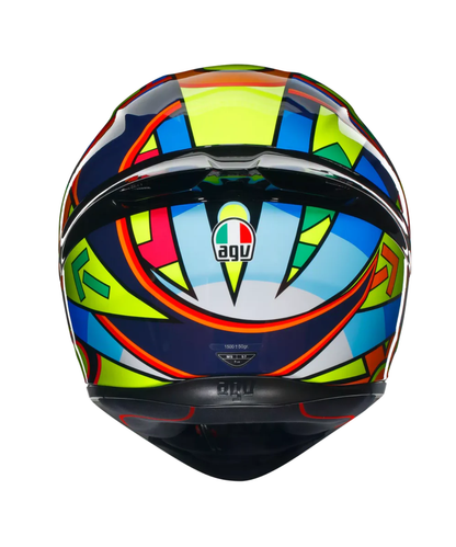 AGV K1 S Soleluna Helmet 2017 - Gloss Yellow Blue