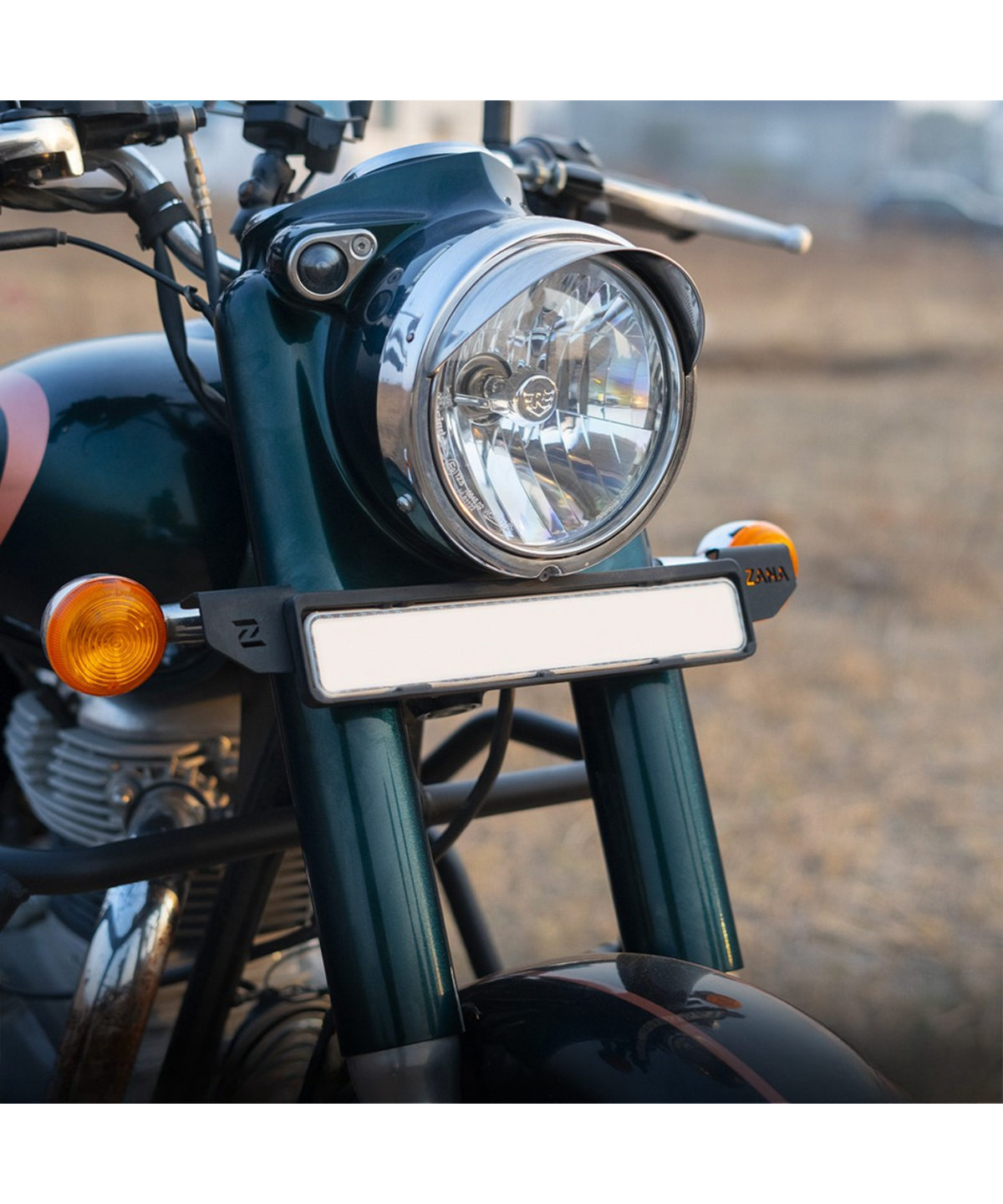 Zana Royal Enfield Classic 350 Reborn Fog Light Mount MS - ZI-8353 - Zana
