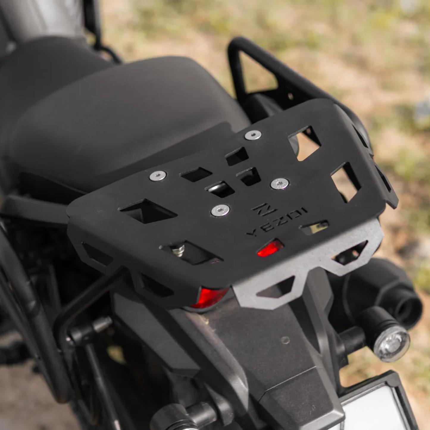 Zana Yezdi Adventure (2025) Top Rack Plate - Black - ZI-8670