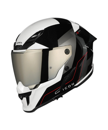 Korda Icon NYX Helmet - Gloss Black White