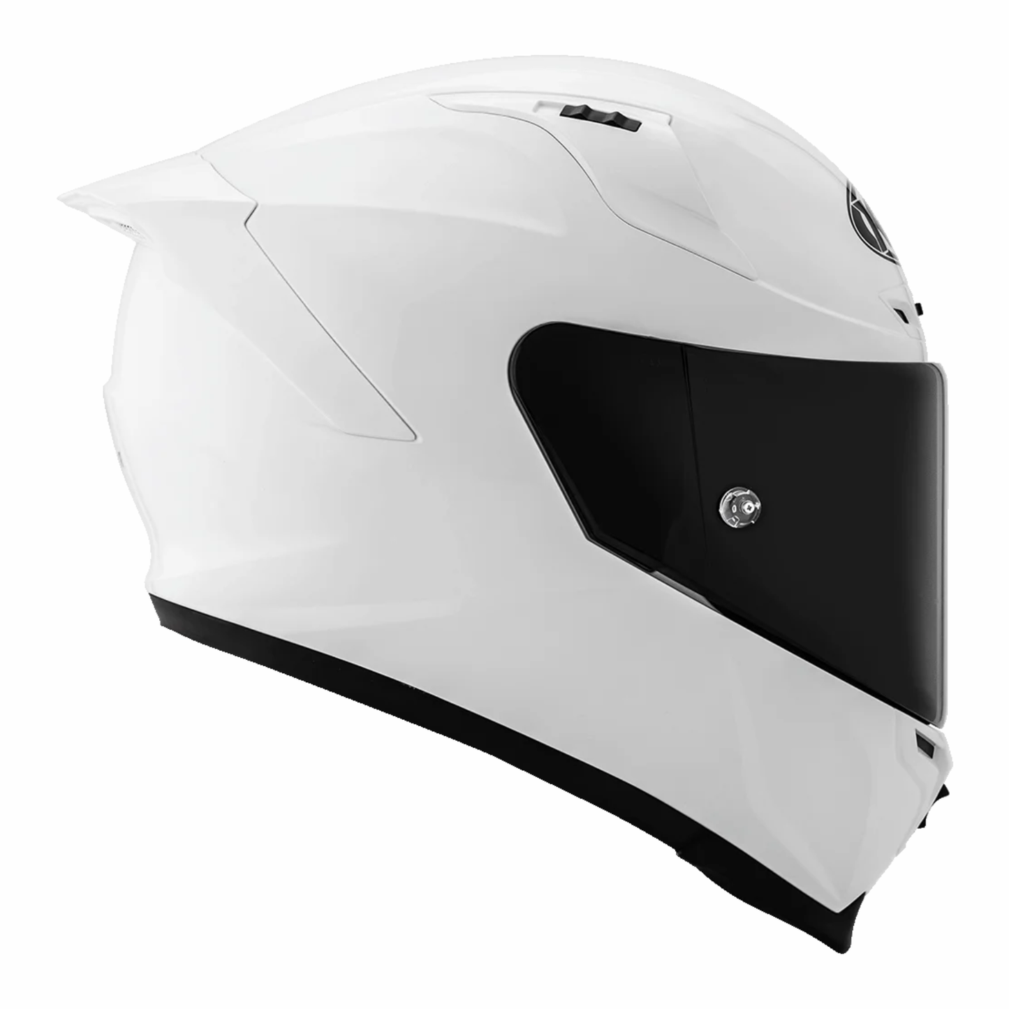 KYT Striker Plain Helmet - Gloss White