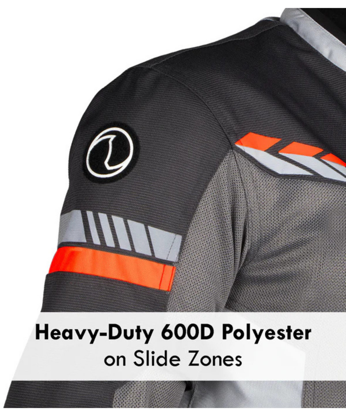 Rynox Air GT 4 CE Certified Class A Riding Jacket - Grey Hi-Viz Orange - Rynox