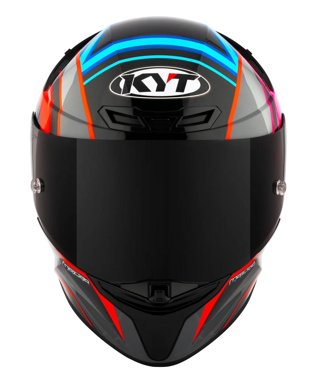 KYT TT-Revo Ratthapark Play Replica Helmet - Gloss Black Pink Green