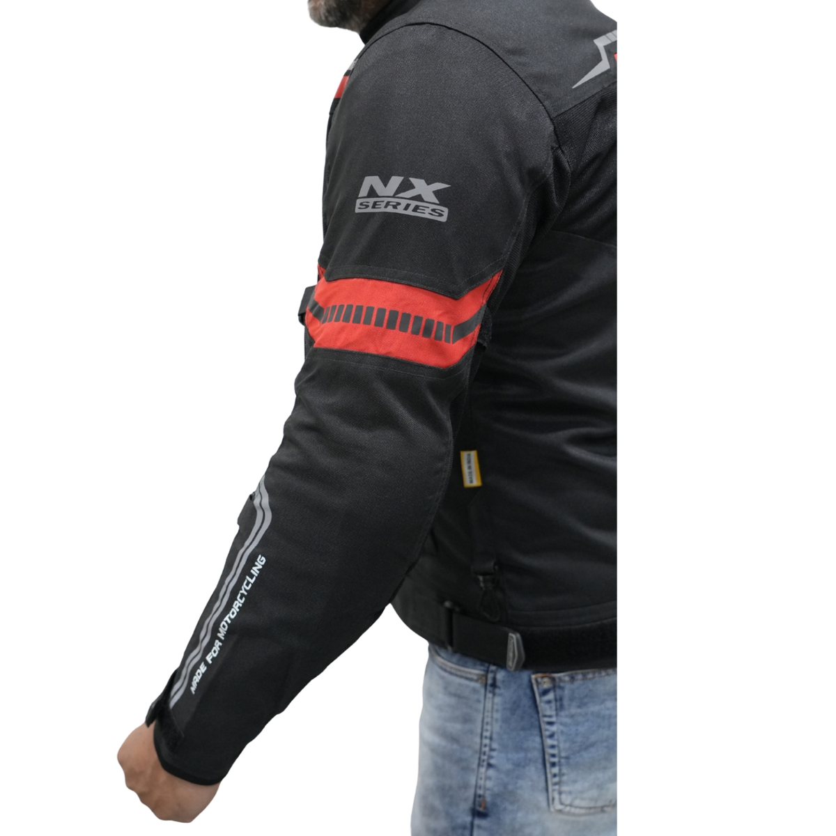 Bison ProGear Clavis Riding Jacket - Black Red