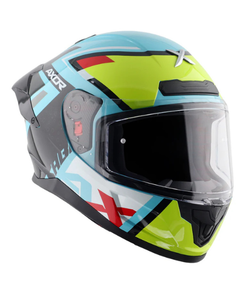 Axor Saber X-Sport Helmet - Gloss Black Neon Yellow