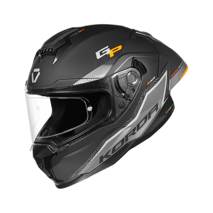 Korda Sonic Rapide Helmet - Matt Black Orange
