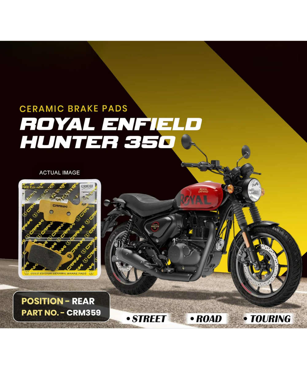 Crank1 Royal Enfield Hunter 350 Ceramic Brake Pads