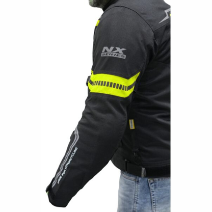 Bison ProGear Clavis Riding Jacket - Black Neon