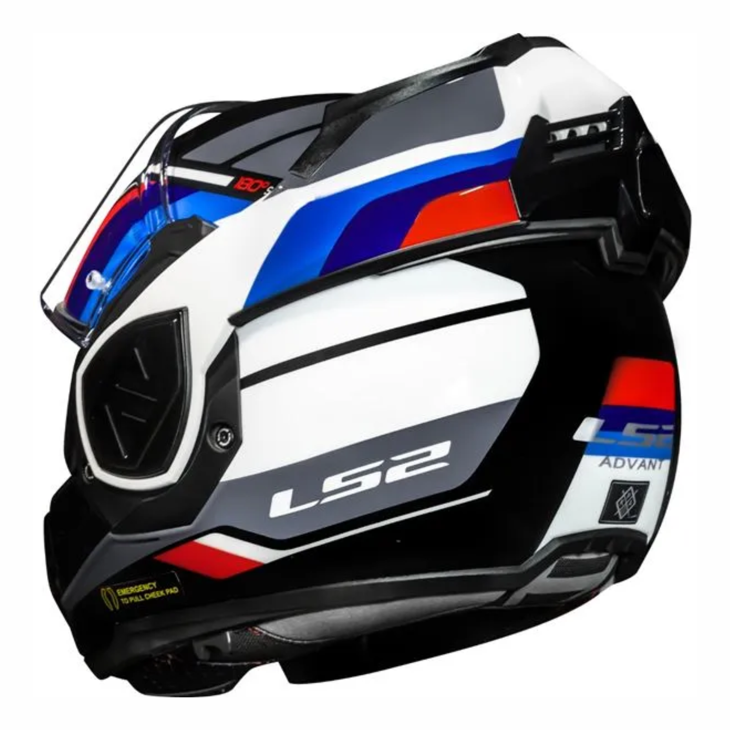 LS2 FF901 Advant Sport Helmet - Gloss Black Blue Red