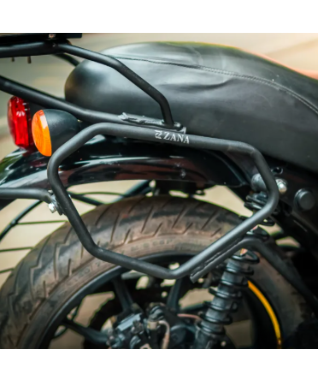 Zana Drake Saddle Stay for Royal Enfield Hunter 350 - Black - ZI-8569