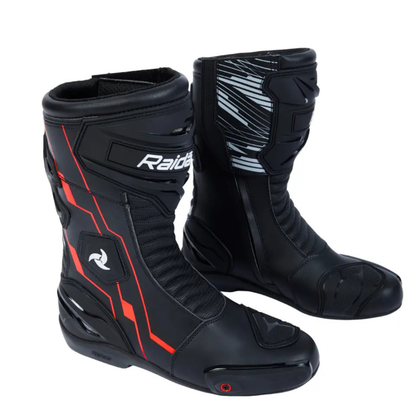 Raida Aeroprix Motorcycle Boots - Black Red