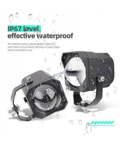 HJG 80W Laser Cannon Fog Light Dual Colour - Pair