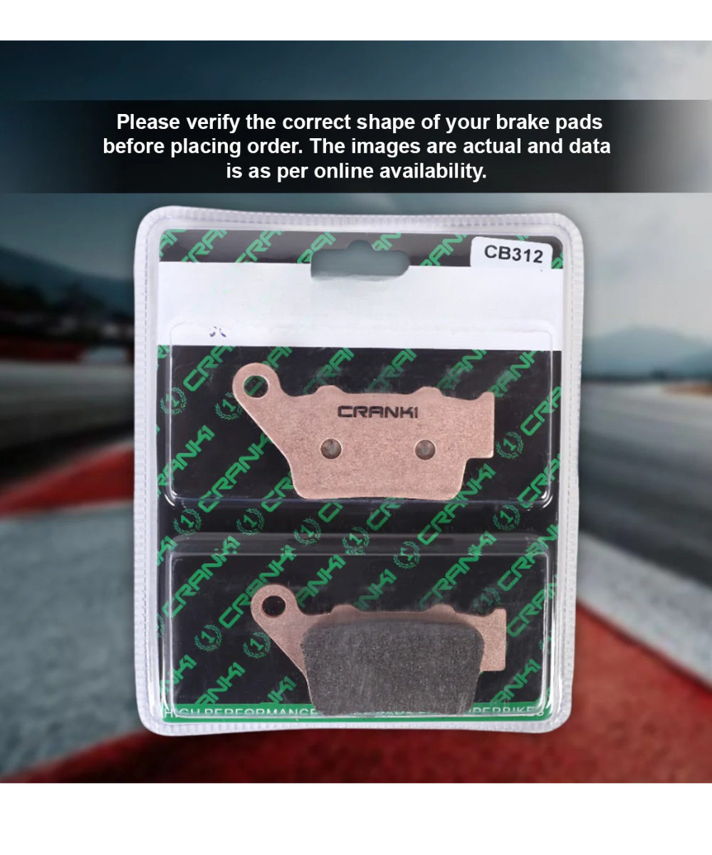 Crank1 Royal Enfield Guerrilla 450 (2024 Onwards) Sintered Brake Pads