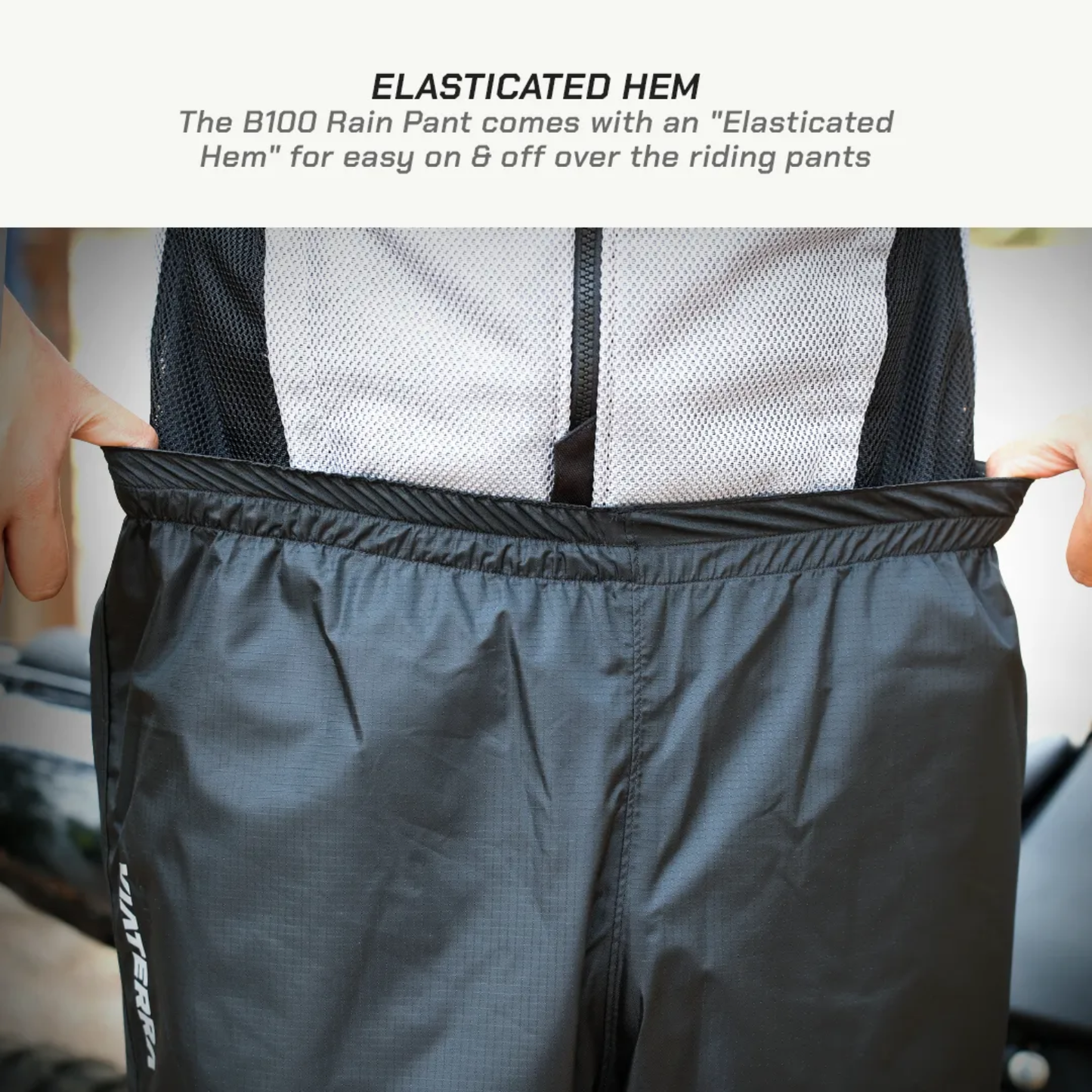 Viaterra B100 Rain Pant (2026) - Black