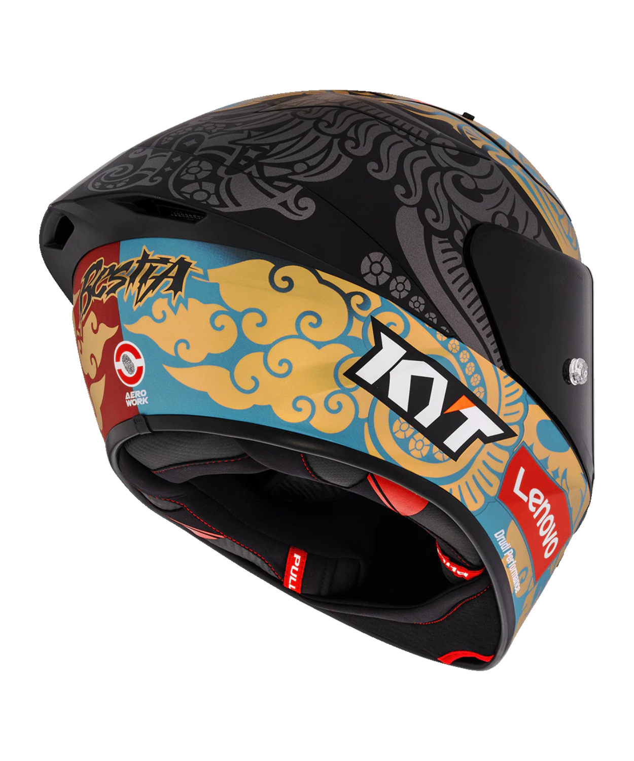 Buy KYT Bastianini IDN REP 2023 Carbon Fiber With Sponsor Helmet
