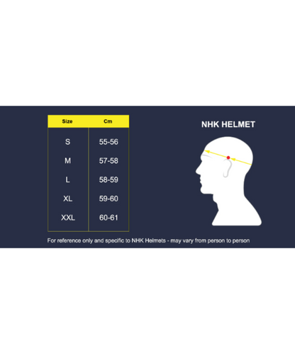 NHK K5R Commutrack Helmet - Black Orange