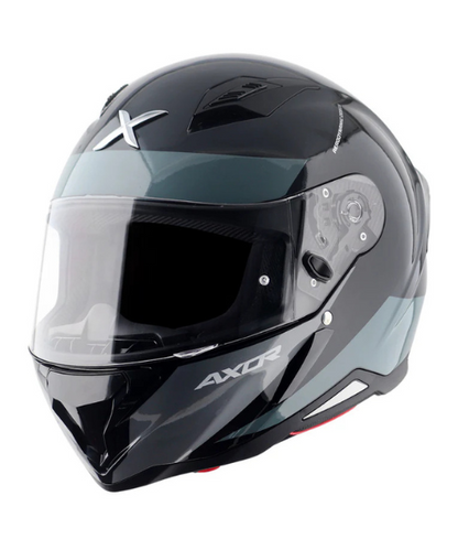 Axor Hunter Turbo Helmet - Gloss Black Grey