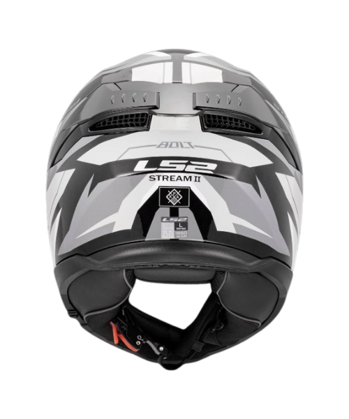 LS2 FF320 Stream II Bolt Helmet - Matt Black White - LS2