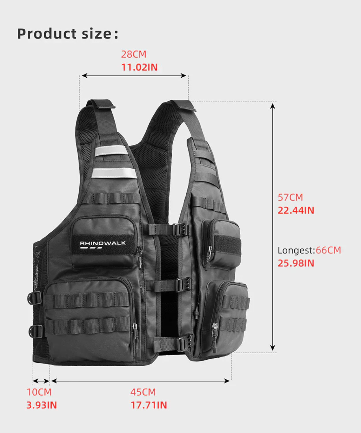 Amazon Motorcycle Tank Vest Toddmomy2pcs Riding Runner Reflective