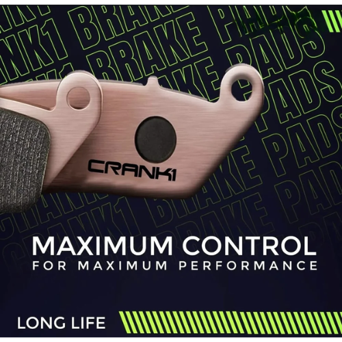 Crank1 Fully Sintered H2 Series Brake Pads for Triumph Trident 660