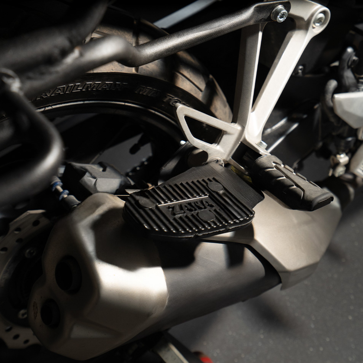Zana Honda NX500 Rear Footrest - Black - ZI-8475 - Zana