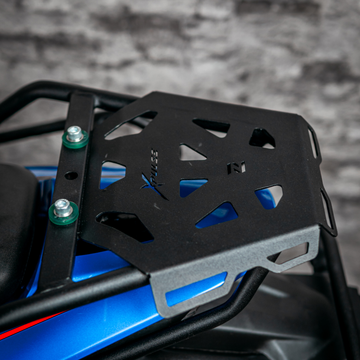 Zana Honda Xpulse 210 Top Rack with MS Plate - Black - ZI-8596 - Zana