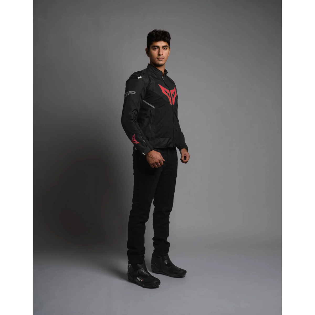DSG GP X Riding Jacket - Black Red - DSG
