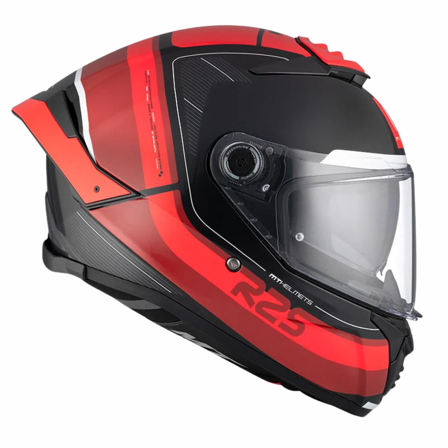 MT Thunder 4 SV R25 B35 Helmet - Gloss Red Black