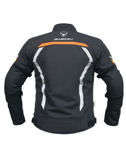 Bison ProGear Air Pro Riding Jacket - Black Orange