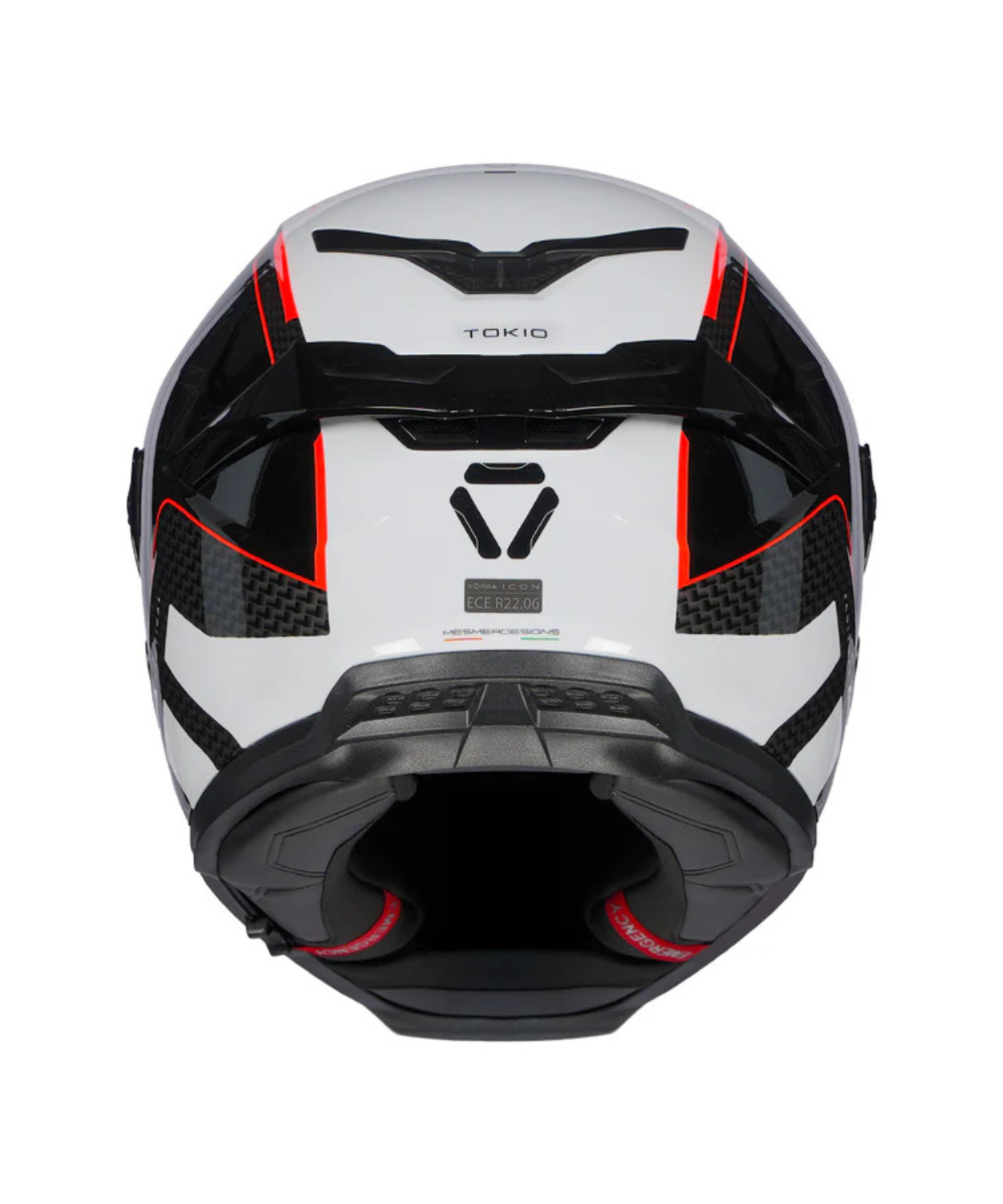 Korda Icon Tokio Helmet - Gloss White Red