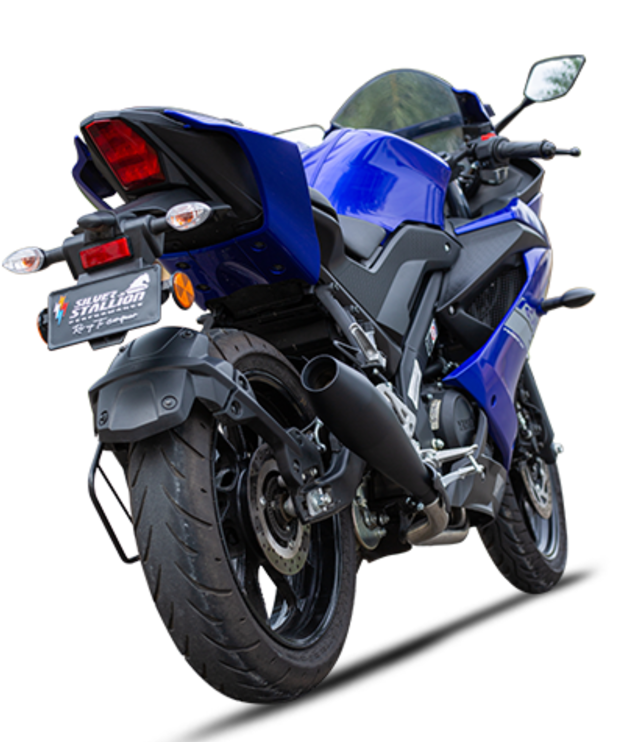 Silver Stallion Yamaha Strom R15 Full System Performace Exhaust - Black Matt