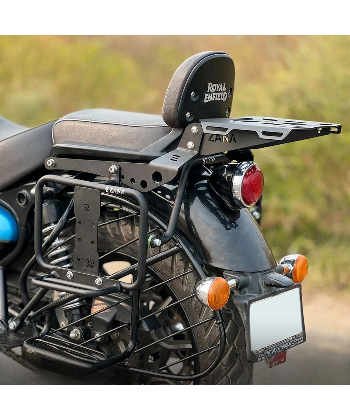 Zana Royal Enfield Meteor 350 Top Rack with Plate Type 2 - ZI-8400 - Zana