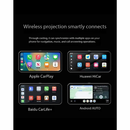 Moto Arch Motorcycle Wireless Touchscreen CarPlay Screen with BSD Blind Spot Warning