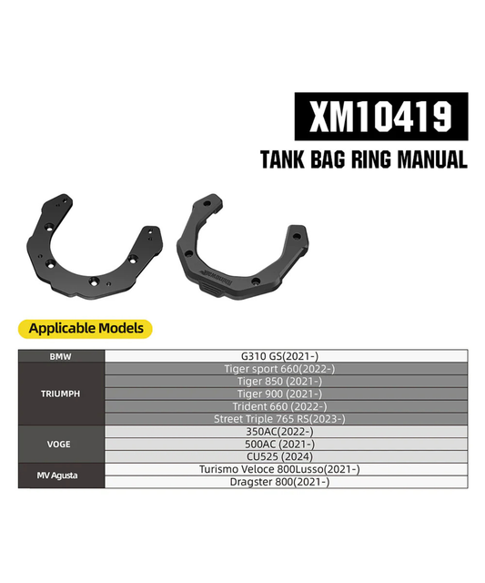 Rhinowalk Manual Ring for Tank Bag - XM10419BK